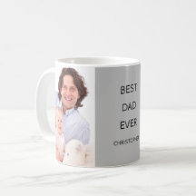 Mejor papa Personalizado de foto Mug