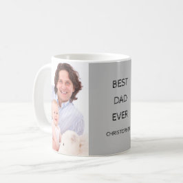 Taza De Café Mejor papa Personalizado de foto Mug