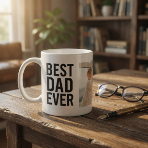 Taza De Café Mejor Papá Personalizado Regalo de Foto Personaliz