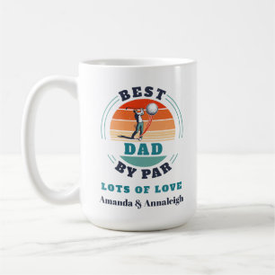 Taza De Café Mejor Papá Personalizado Retro Por Hijas Personali
