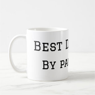 Taza De Café Mejor papá por mascota de perro de par. Foto moder