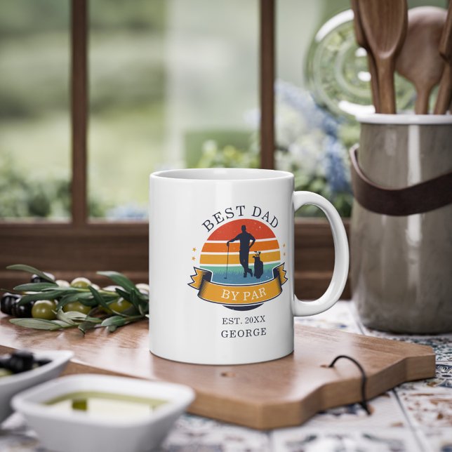 Taza De Café Mejor Papá Por Nombre Personalizado Del Día De Par (Subido por el creador)