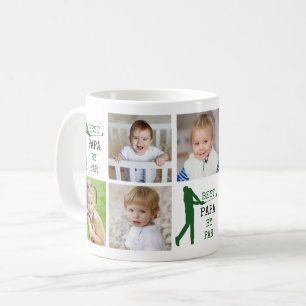 Taza De Café MEJOR PAPÁ POR PAR 7 Fotocolage