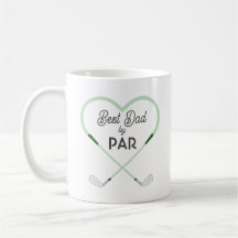 Mejor Papá por Par Amor con Tema de Golf