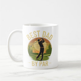 Taza De Café Mejor Papá Por Par - Papá Golfista