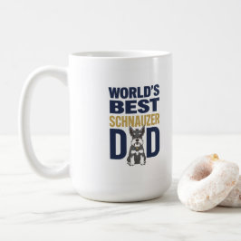 Taza De Café Mejor Papá Schnauzer del Mundo