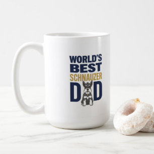 Taza De Café Mejor Papá Schnauzer del Mundo