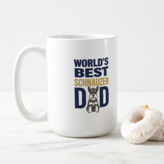 Taza De Café Mejor Papá Schnauzer del Mundo