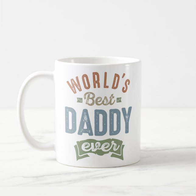 Taza De Café Mejor Papi del Mundo (Izquierda)