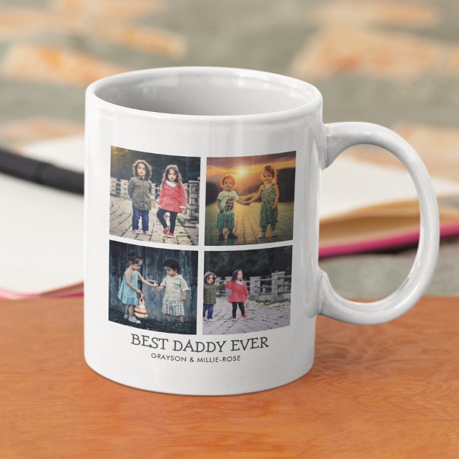Taza De Café Mejor papi moderno | COLLAGE DE FOTOS (Subido por el creador)