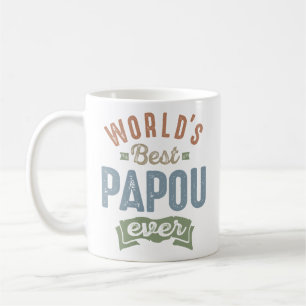 Taza De Café Mejor Papou del Mundo
