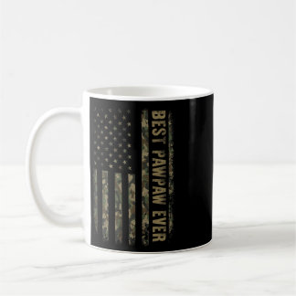 Taza De Café Mejor Pawpaw Camuflaje Bandera Americana Día del P