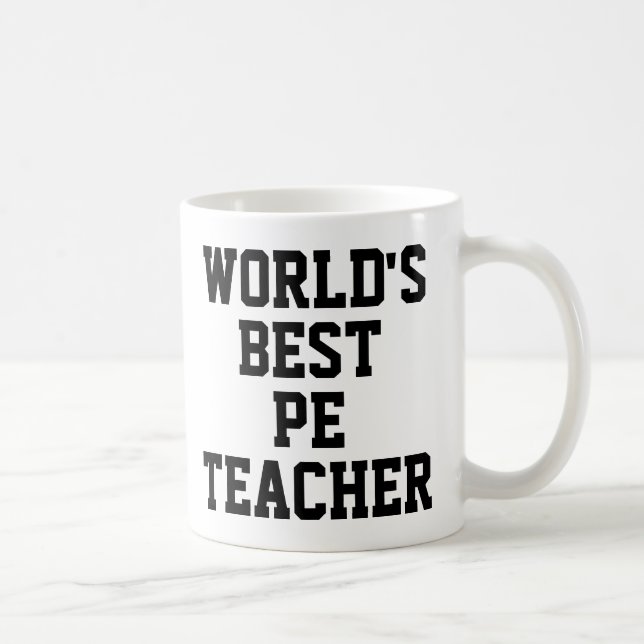 Taza De Café Mejor peluca de regalo para profesores de educació (Derecha)