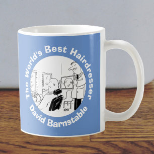 Taza De Café Mejor peluquero del mundo para personalizar