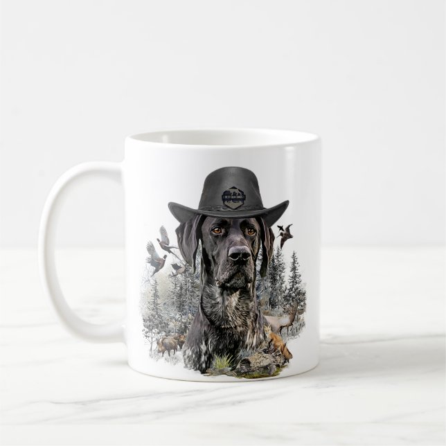 Taza De Café Mejor Perro Cazador (GSP) (Izquierda)