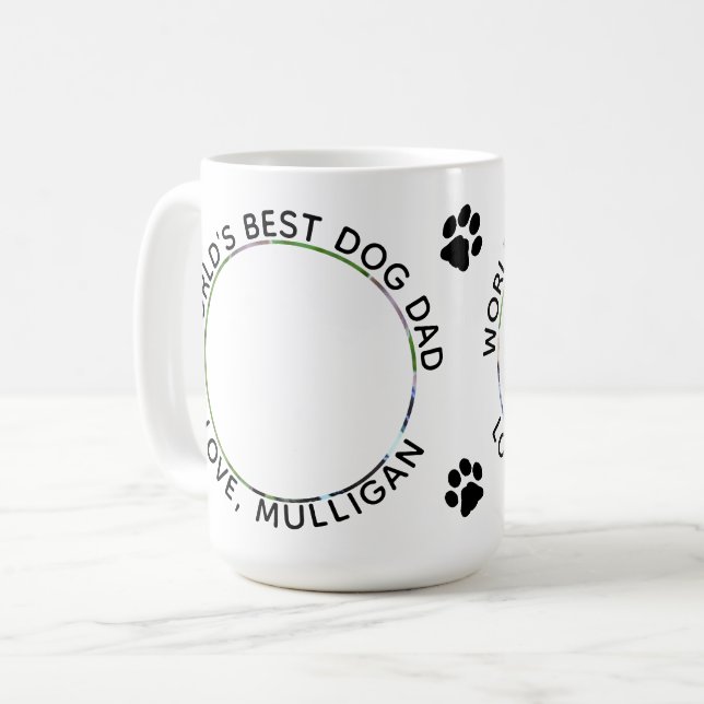 Taza De Café Mejor Perro del Mundo (Anverso izquierdo)