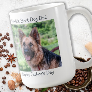 Taza De Café Mejor perro del mundo - Día del Padre - Foto de M