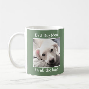 Taza De Café Mejor Perro Mamá Caca Cachorro Coffee Verde