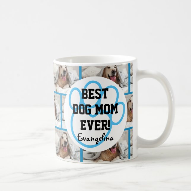 Taza De Café MEJOR PERRO MOM ALGUNA VEZ Fotografía Coffee Mug (Derecha)