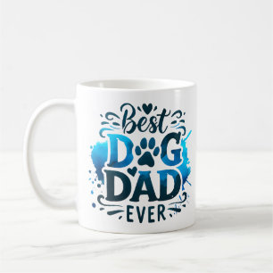 Taza De Café Mejor perro papá de todos los tiempos