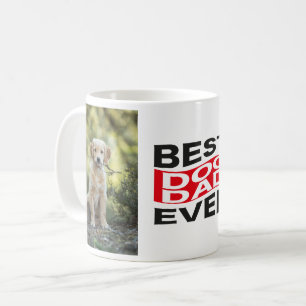 Taza De Café Mejor Perro Papá Mascota 2 Personalizado de fotos