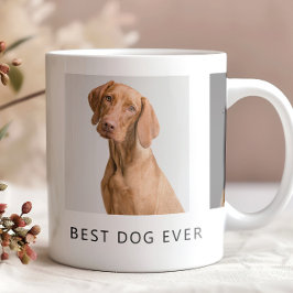 Taza De Café Mejor Perro siempre Mug de Fotografía Personalizad