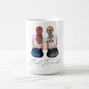 Taza De Café Mejor Personalizado de amigos Mug