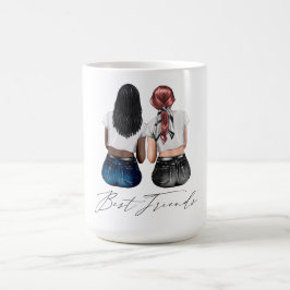 Taza De Café Mejor Personalizado de amigos Mug