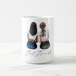 Taza De Café Mejor Personalizado de amigos Mug