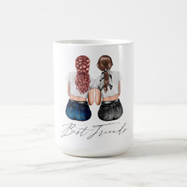 Taza De Café Mejor Personalizado de amigos Mug