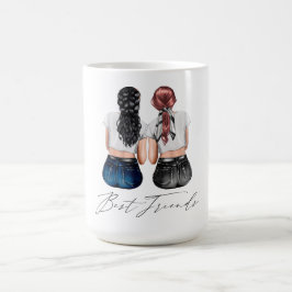 Taza De Café Mejor Personalizado de amigos Mug
