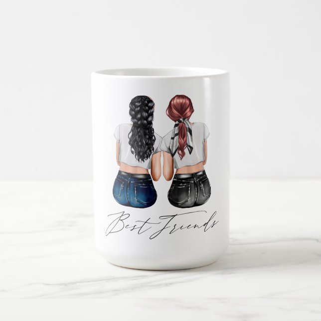 Taza De Café Mejor Personalizado de amigos Mug (Centro)