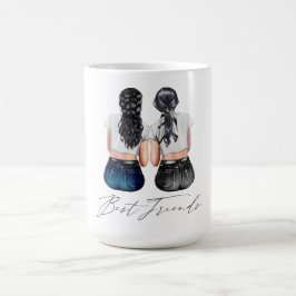Taza De Café Mejor Personalizado de amigos Mug