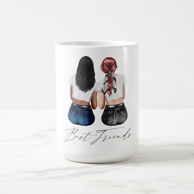 Taza De Café Mejor Personalizado de amigos Mug (Centro)