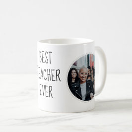Taza De Café Mejor Personalizado de fotografía de profesor