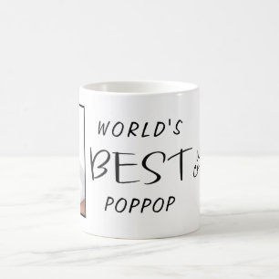 Taza De Café Mejor Personalizado de Poppop del mundo, año de la
