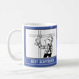 Taza De Café Mejor Personalizado de Scaffolder con Elección de 