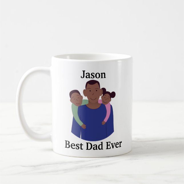 Taza De Café Mejor Personalizar de papá (Izquierda)