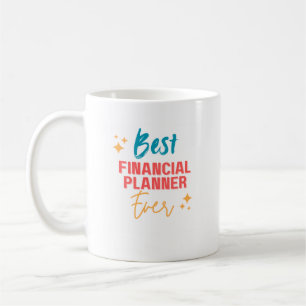 Taza de café "Mejor Planificador Financiero de Tod