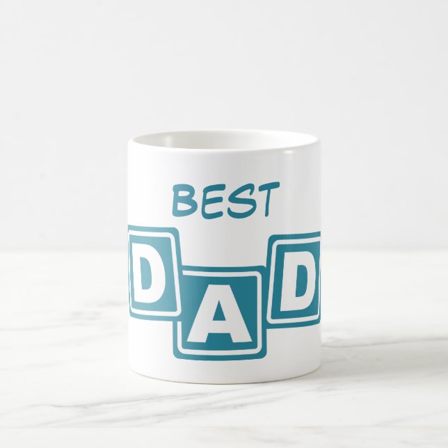 Taza De Café Mejor plantilla de mug de papá (Centro)