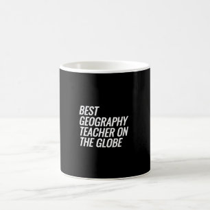 Taza De Café Mejor Profesor De Geografía Del Mundo