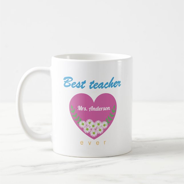 Taza De Café Mejor profesor de historia (Izquierda)