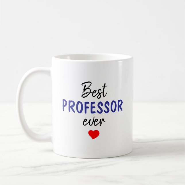 Taza De Café Mejor Profesor de la Historia (Izquierda)