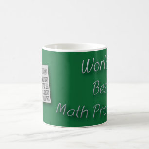 Taza De Café Mejor Profesor de Matemáticas del Mundo