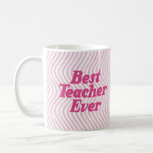 Taza De Café Mejor profesor de peluca rosada
