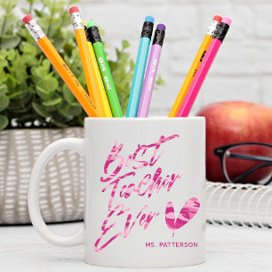 Taza De Café Mejor profesor de todos los tiempos nombre persona