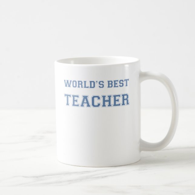 Taza De Café Mejor Profesor del Mundo (Derecha)