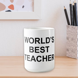 Taza De Café Mejor Profesor del Mundo