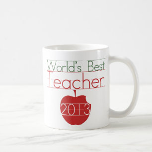 Taza De Café Mejor Profesor del Mundo 2013