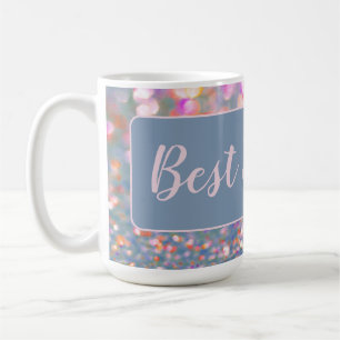 Taza De Café "Mejor profesor" Personalizable Confetti café Mug